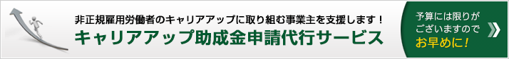 キャリアアップ助成金申請代行サービス